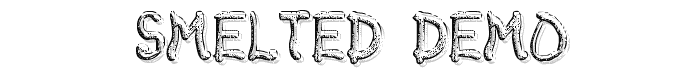 Smelted Demo font